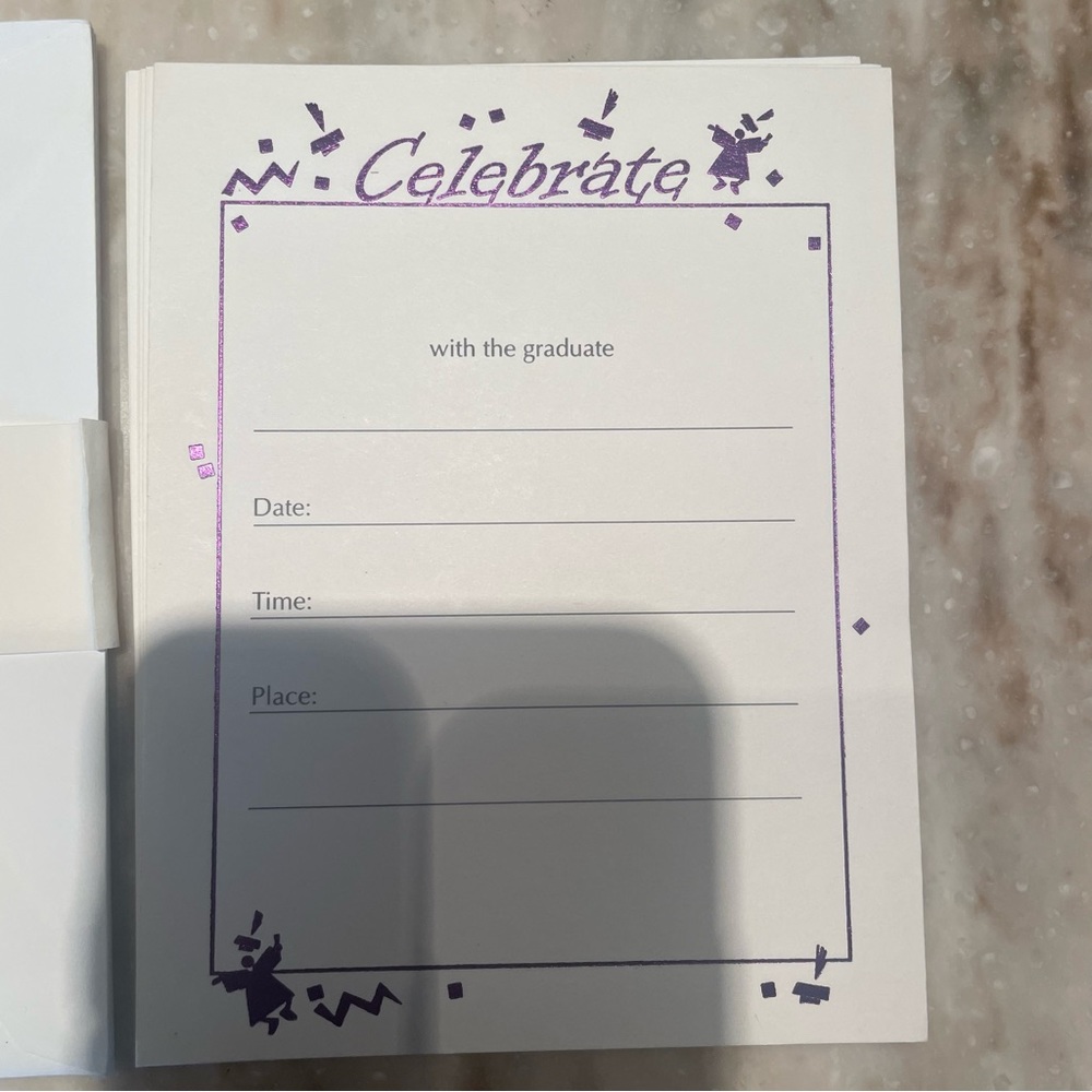 ⭐️ 20 Graduation 🧑‍🎓👨‍🎓 Celebration 🎉 Invites ✉️